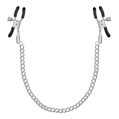 Abrazaderas de Cadena para Pezones - Plata