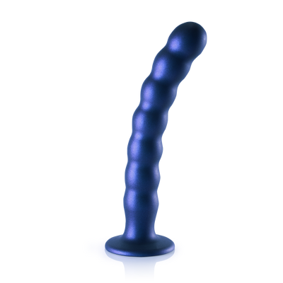 Beaded Silicone G-Spot Dildo - 8'' / 20