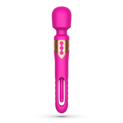 Big Ben - Masajeador de Doble Varita con Parpadeo - Rosa