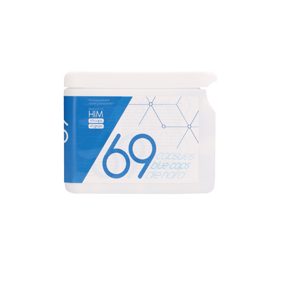 Blauwe Caps Die Hard - Stimulerende Capsules - 69 Stuks