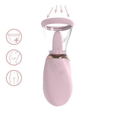 Boost - Oplaadbare Vulva en Borstpomp - Roze