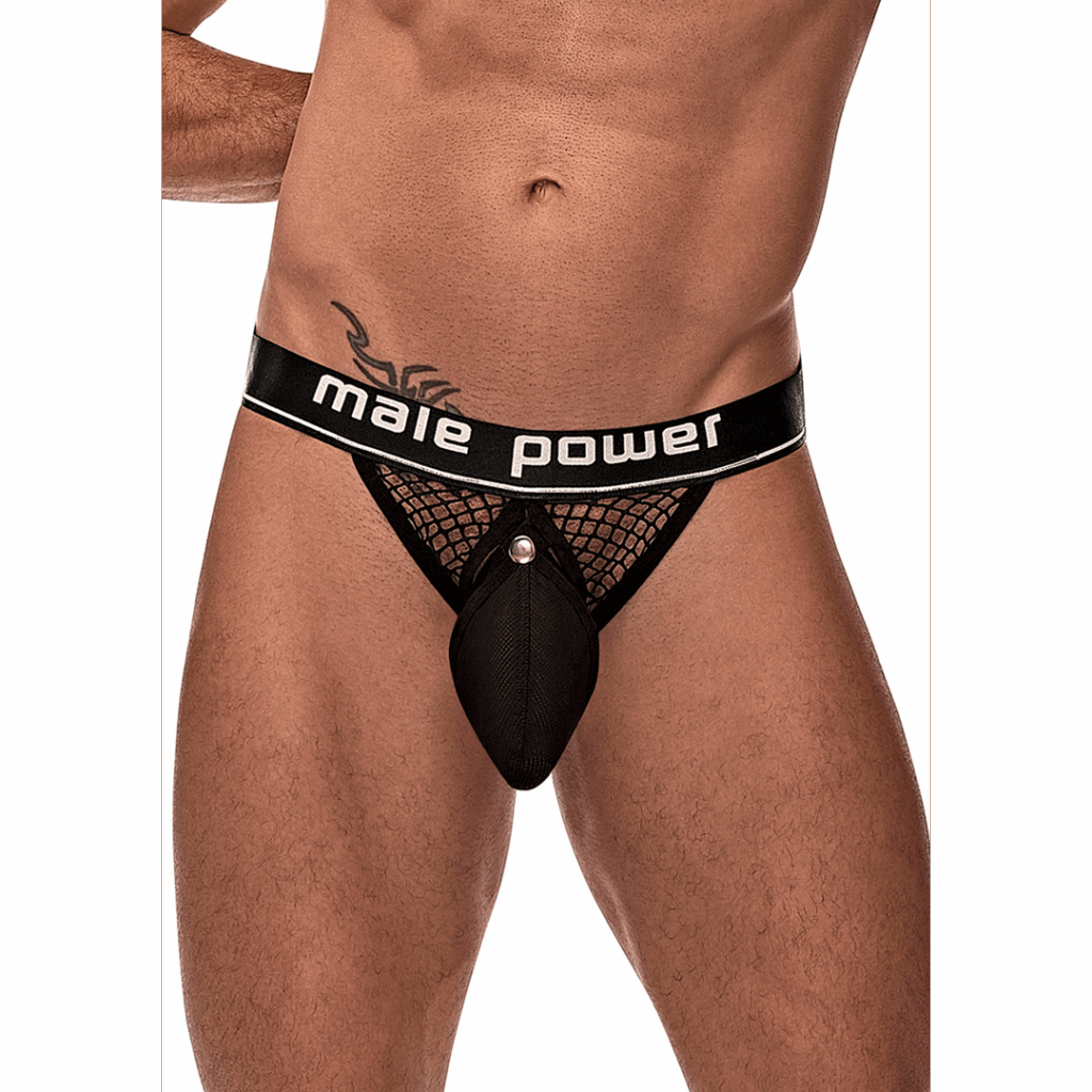 Cock Ring Jock - S/M - Zwart