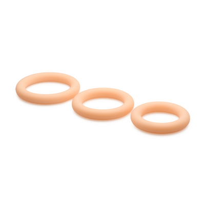 Conjunto de Anillos de Silicona Discretos - 3 Piezas - Ligero
