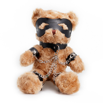 Crushito - Osito de peluche de bondage - 31 cm - Negro