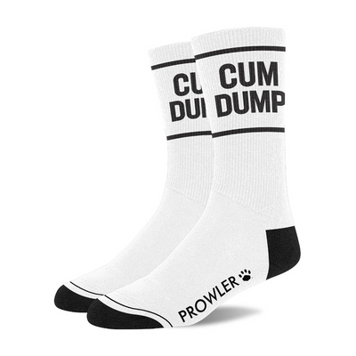 Cum Dump Sokken - Wit/Zwart