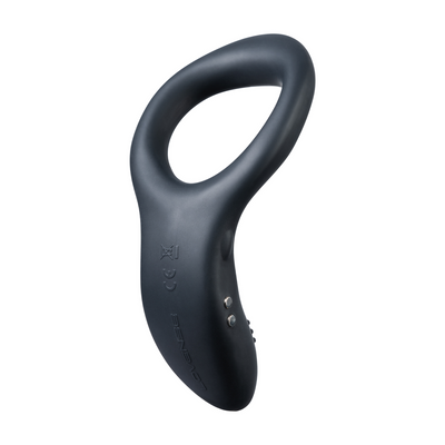 Diamo - App-gestuurde Vibrerende Cockring - Zwart