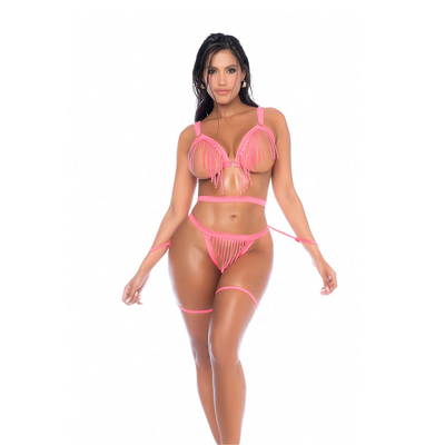 Drie-delige set - L/XL - Nat uiterlijk Roze
