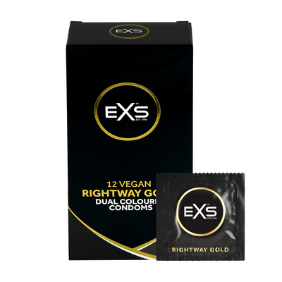 EXS Rightway Gold - Condones - 12 Piezas