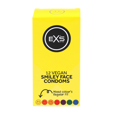 EXS Smiley Face Regular - Condooms - 12 Stuks