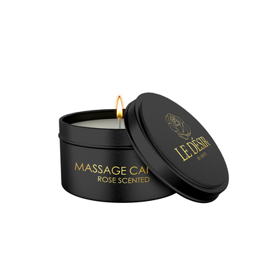 Erotische Massagekaars - Rozengeur