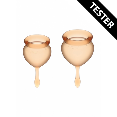 Feel Good Menstruatiecup - Oranje - Tester
