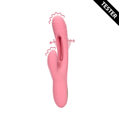 Flapping G-Spot Rabbit Vibrator - Roze Arabesque - Tester
