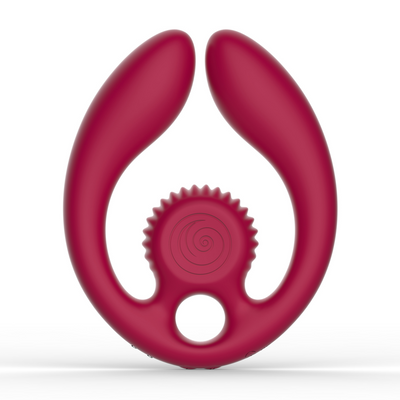 GIZI Duo - Estimulador Doble para Parejas - Burdeos