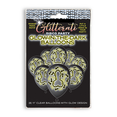 Glitterati - Penis Glow Ballonnen