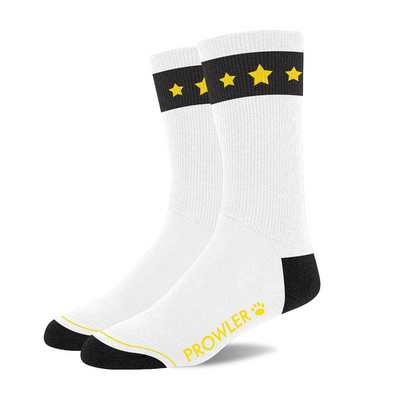 Gold Star Sokken - Wit/Zwart/Goud