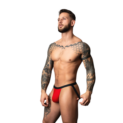 Jock - L/XL - Rojo/Negro
