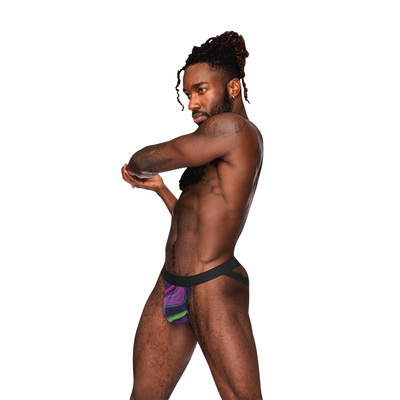 Jockstrap con anillo negro - L/XL - Espiral Galáctica