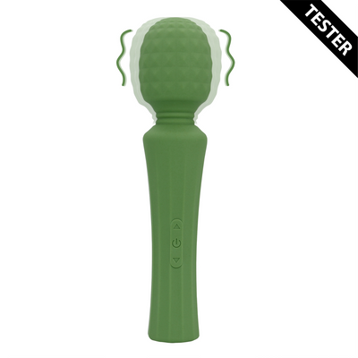 Krachtige Wand Vibrator Massager met Stille Handgreep - Green Mumba - Tester