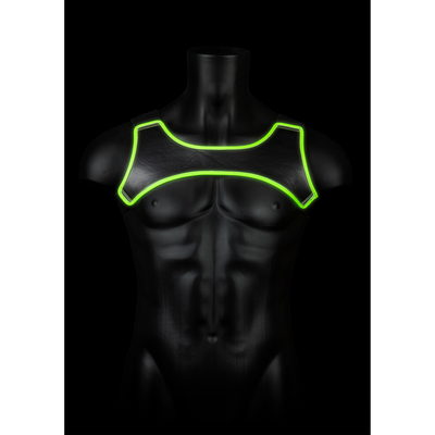 Neopreen Harnas - Glow in the Dark - S/M