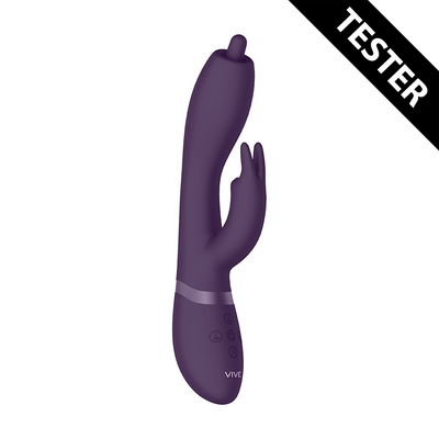 Nilo - Pinpoint Rotating G-spot Rabbit - Paars - Tester