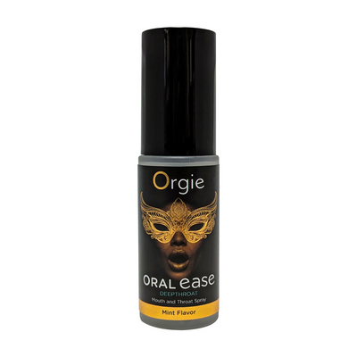Oral Ease Deepthroat - Spray para la boca y la garganta - Sabor a menta - 0.5 fl oz / 15 ml