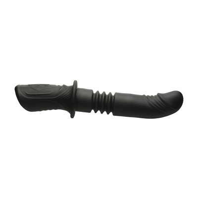 Power Thrust - Vibrador de Silicona con Movimiento de Empuje - Negro