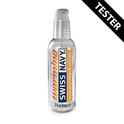 Premium verwarmend op waterbasis glijmiddel en seksgel voor stellen - 2 fl oz / 59 ml - TESTER