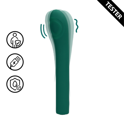 Pulse Wave G-Spot Vibrator - Groene Kristal - Tester