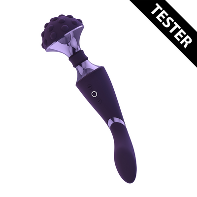 Shiatsu - Buigbare Massager Wand - Paars - Tester
