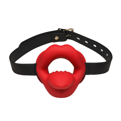 Sissy - Gag Vibrador de Boca - Rojo
