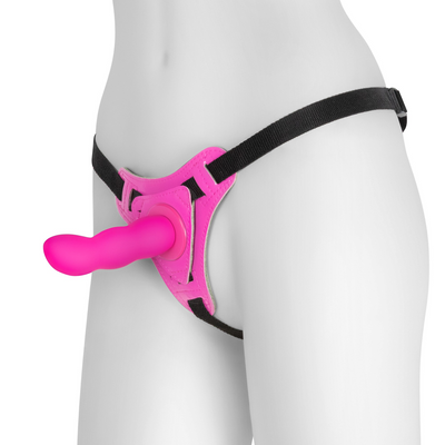 Snapper - Arnés con dildo - Rosa