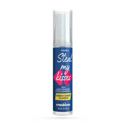 Steal My Kisses - Lubricante - Sabor a Bebida Energética - 0.3 fl oz / 10 ml