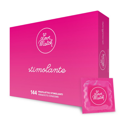 Stimolante - Ribs and Dots Condoms - 144 Stuks