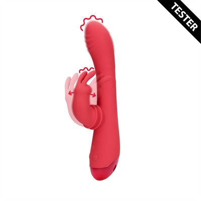 Swinging Rabbit G-Spot Vibrator - Brighto Rood - Tester