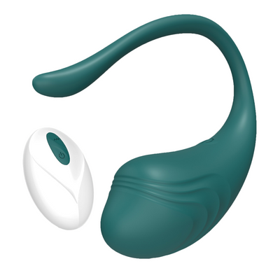 Tamago - Huevo Vibrador Recargable con Control Remoto - Esmeralda
