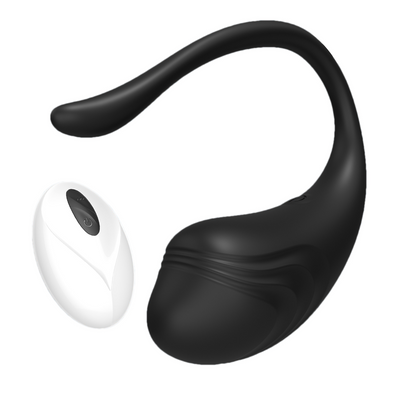 Tamago - Huevo Vibrador Recargable con Control Remoto - Negro