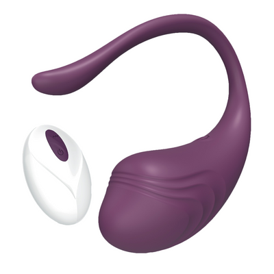 Tamago - Huevo Vibrador Recargable con Control Remoto - Púrpura