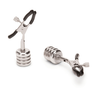 Tepelclips met Magnetische Gewichten - Zilver