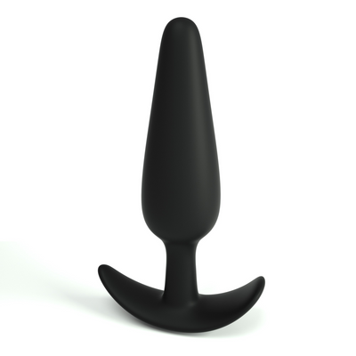 Tic - Plug Anal de Silicona - Pequeño - Negro
