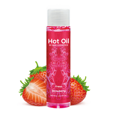 Verwarmend Massage Gel - Aardbei - 3