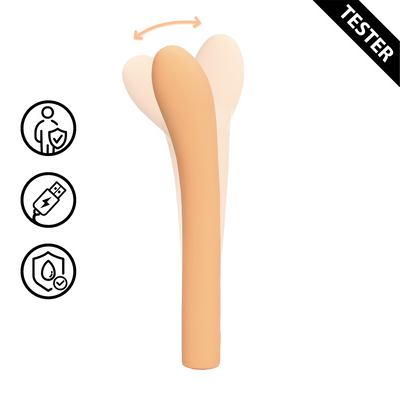 Vinger G-Spot Vibrator - Perzik Fuzz - Tester