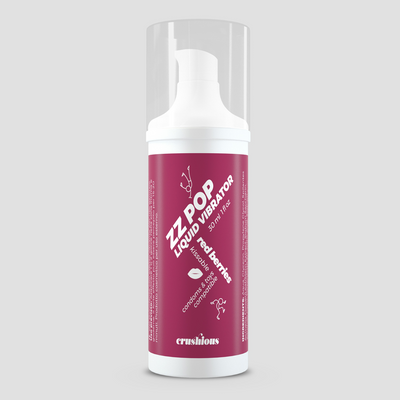 ZZ Pop - Vibrador Líquido Besable - Berries Rojas - 1 fl oz / 30 ml