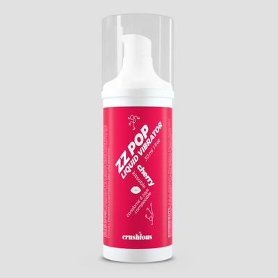 ZZ Pop - Vibrador Líquido Besable - Cereza - 1 fl oz / 30 ml