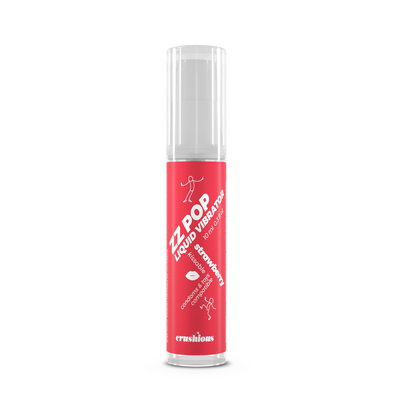 ZZ Pop - Vibrador Líquido Besable - Fresa - 0.3 fl oz / 10 ml