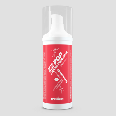 ZZ Pop - Vibrador Líquido Besable - Fresa - 1 fl oz / 30 ml