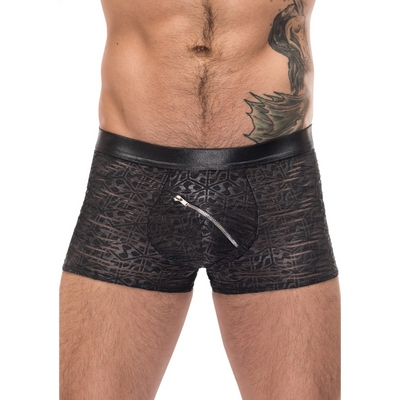 Zip Pouch Kort - M - Zwart