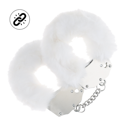 Zware Fluffy Handboeien - Wit