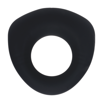 Anillo vibrador de silicona líquida sellado - Negro