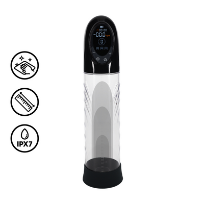 CyberPulse - Automatische Waterdichte Penis Pomp - Zwart