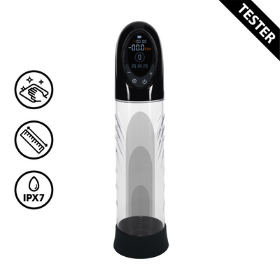CyberPulse - Automatische Waterdichte Penis Pomp - Zwart - Tester